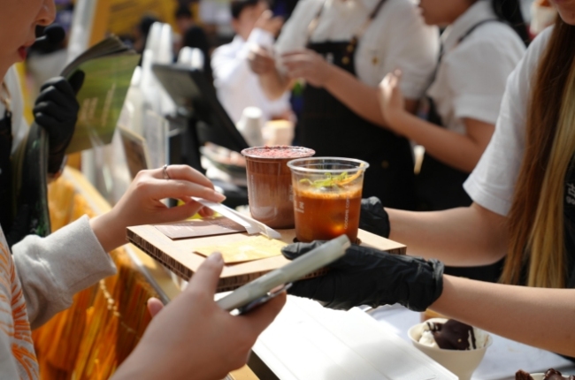 陸家嘴咖啡文化節上，古茗限定特調廣受歡迎