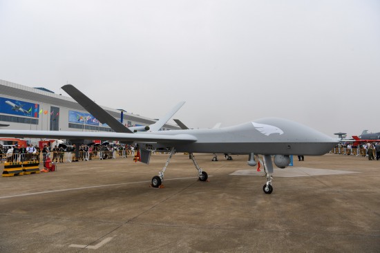 11月13日拍攝的新型察打一體無人機。