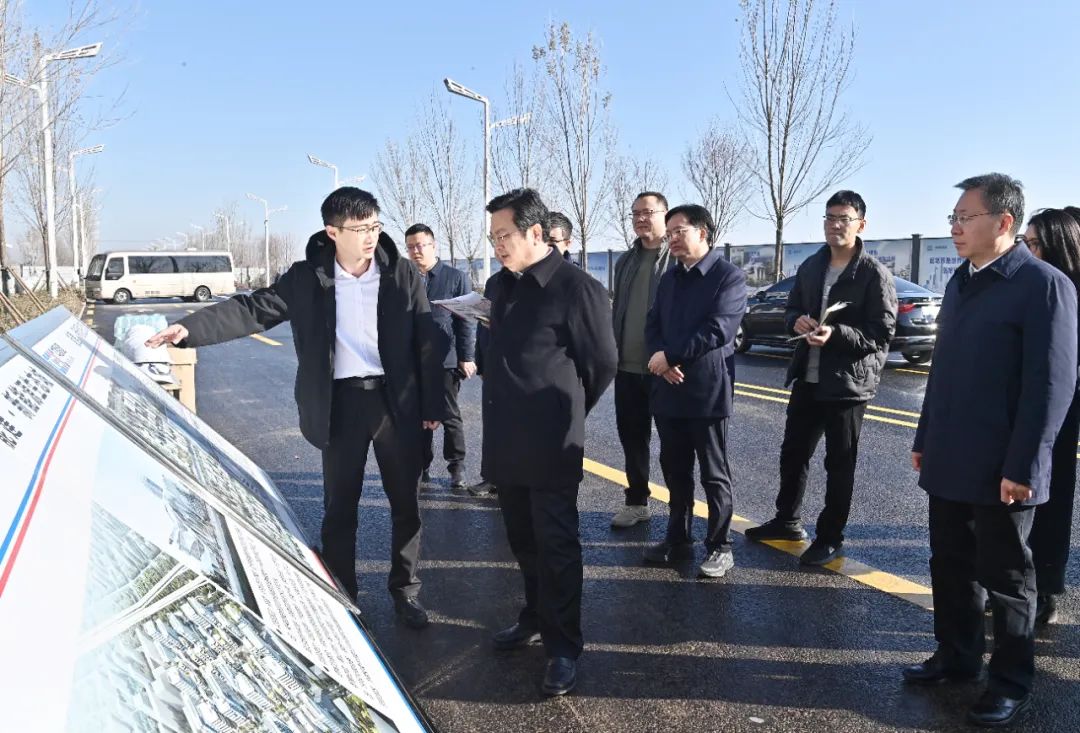 張國華調研昝崗片區重點項目建設、雄安新區低空經濟產業發展并主持召開專題會。劉向陽攝