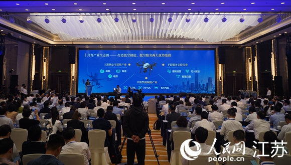 南京低空經濟發展大會現場。人民網 郜超攝