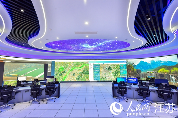 南京民用無人駕駛航空運行管理中心。人民網 王丹丹攝